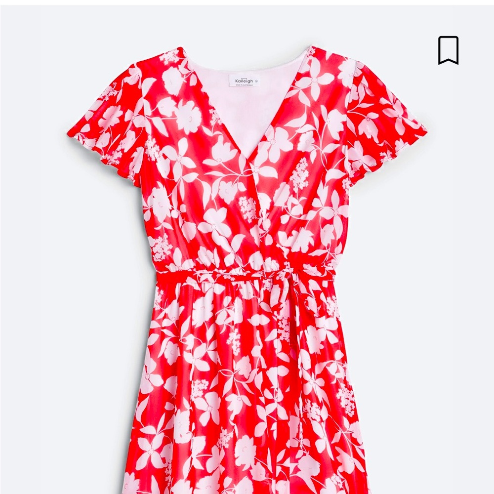 Kaileigh- Mimi Faux Wrap Dress